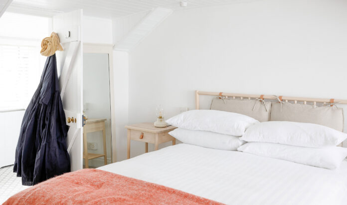 Bedroom at Roundstone Quay, Ireland